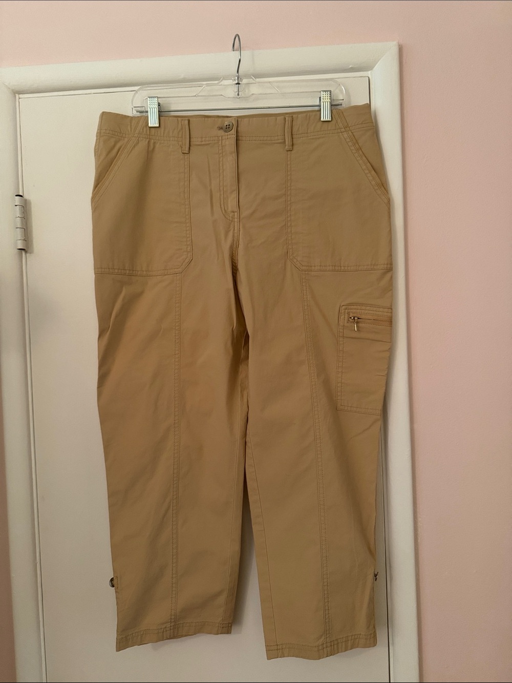 CHICO's Khaki Utility Cargo Pants - Unbranded